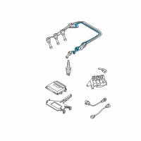 OEM 2009 Kia Sportage Spark Plug Cable Assembly No.4 Diagram - 2745037200