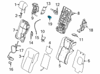 OEM 2022 Lexus NX350 SWITCH, RR POWER SEA Diagram - 84923-78030