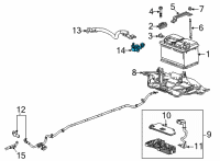 OEM Cadillac Sensor Diagram - 13526056