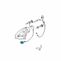 OEM 2006 Infiniti M45 Control Unit-XENON Head Lamp Diagram - 28474-89907