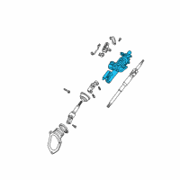 OEM Lexus ES330 Column Assy, Steering Diagram - 45250-33580