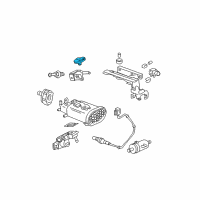 OEM Honda Accord Sensor Assembly, Map Diagram - 37830-PGK-A01