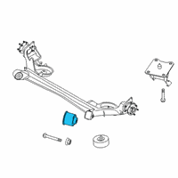 OEM Ford Axle Beam Bushing Diagram - DV6Z-5A638-C