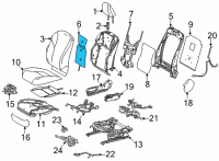 OEM 2022 Lexus NX250 HEATER ASSY, SEAT BA Diagram - 87530-78190