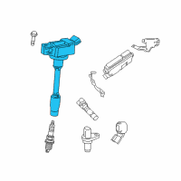 OEM 2017 Toyota Prius Prime Ignition Coil Diagram - 90919-02272