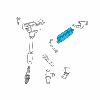 OEM 2021 Toyota Prius Prime ECM Diagram - 89661-47B80