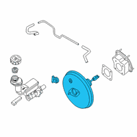 OEM 2017 Nissan Rogue Booster Assy-Brake Diagram - 47210-4CU0A