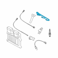 OEM Hyundai Santa Fe Harness-Ignition Coil Diagram - 39610-3E600