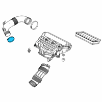 OEM Jeep Renegade Clamp-Air Cleaner Duct Diagram - 6106529AA