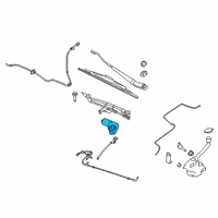 OEM 2019 Lincoln MKT Front Motor Diagram - DE9Z-17508-A