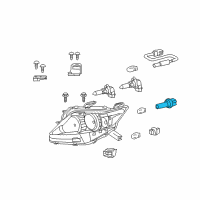 OEM 2014 Lexus IS350 Plug, Socket Diagram - 90075-60077