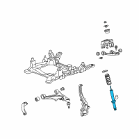 OEM 2008 Cadillac STS Strut Diagram - 19180778