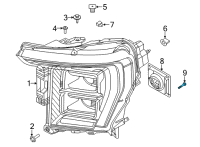 OEM Lincoln Module Screw Diagram - -W506945-S900