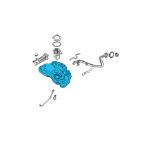 OEM Nissan Fuel Tank Assembly Diagram - 17202-ZM00A