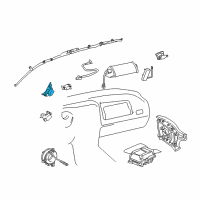 OEM 2005 Toyota RAV4 Side Impact Sensor Diagram - 89834-42020