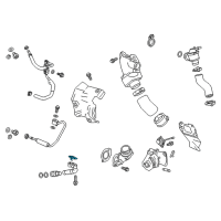 OEM Cadillac XTS Water Feed Tube Gasket Diagram - 12628506