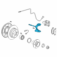 OEM 2001 BMW Z3 Calliper Carrier Diagram - 34-21-1-162-436