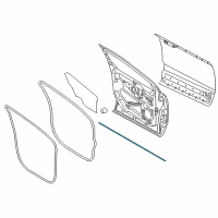 OEM 2016 Ford Edge Lower Weatherstrip Diagram - FT4Z-5820759-B