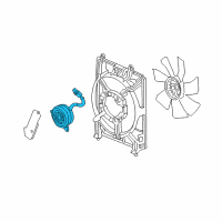 OEM 2014 Acura ILX Motor, Cooling Fan Diagram - 19030-RSJ-E01