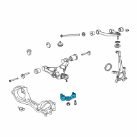 OEM 2014 Toyota Land Cruiser Attachment Kit Diagram - 48626-60020