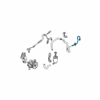 OEM 2004 Honda Civic Pipe, Return Diagram - 53720-S5D-A01