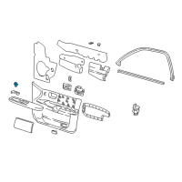 OEM 2001 Ford Taurus Window Switch Diagram - YF1Z-14529-ABB