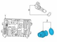 OEM Chevrolet Trax Camshaft Sensor Diagram - 12636947