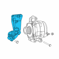 OEM 2018 Ram ProMaster City Bracket-Generator Diagram - 5281237AB