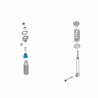 OEM Infiniti Bush - Rear Shock ABSORBER Diagram - 56218-CG020