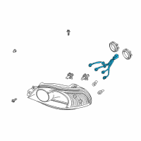 OEM 2002 Kia Sedona Cord Assembly Diagram - 0K52Y51037