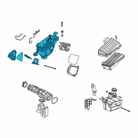 OEM Acura Case Sub-Set, Air Cleaner Diagram - 17245-P8E-A01