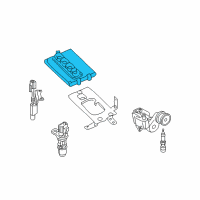 OEM Dodge Durango Electrical Powertrain Control Module Diagram - 5150283AB