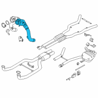 OEM 2017 BMW 750i xDrive Catalytic Converter Diagram - 18-32-7-645-441