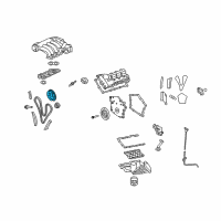 OEM 2010 Chrysler 300 SPROCKET-Intake CAMSHAFT Diagram - 4892340AA