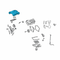 OEM 2007 Chrysler Sebring Plenum-Intake Manifold Diagram - 4591983AB