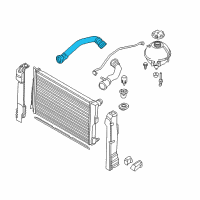 OEM BMW X3 Coolant Hose Diagram - 17-12-7-639-213