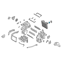 OEM 2017 Hyundai Tucson Rubber Diagram - 97166-D3000