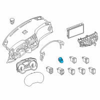 OEM 2013 Infiniti JX35 Switch Assy-Ignition Diagram - 25150-3JA0C