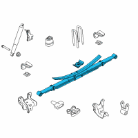 OEM 2015 Ford F-250 Super Duty Leaf Spring Diagram - DC3Z-5560-A