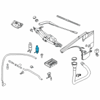 OEM 2017 BMW 330i Washer Pump Diagram - 67-12-7-302-589