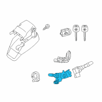 OEM 2007 Toyota Avalon Headlamp Dimmer Switch Diagram - 84140-07140