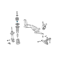 OEM 2010 Toyota Yaris Bearing Diagram - 48619-0D011