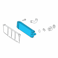 OEM Dodge Sprinter 3500 INTRCOOLR-Charge Air Diagram - 68013636AA