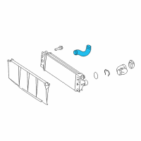 OEM 2007 Dodge Sprinter 3500 Hose-Turbo To Charge Air Cooler Diagram - 68047331AA