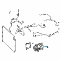 OEM 2017 Ram ProMaster 1500 Screw-HEXAGON FLANGE Head Diagram - 5096986AA