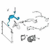 OEM 2017 Chrysler 200 Line-A/C Liquid Diagram - 68194890AF