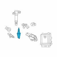 OEM Jeep Wrangler Spark Plug Diagram - 68292346AA