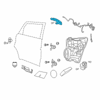 OEM 2020 Dodge Journey Handle-Exterior Door Diagram - 1RH65LAUAD