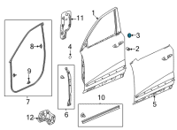 OEM 2016 Honda Accord Grommet (20MM) Diagram - 90820-SNA-003