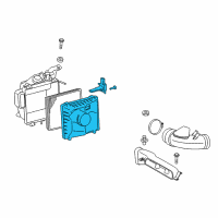 OEM 2008 Lexus IS F Cap Sub-Assy, Air Cleaner Diagram - 17705-38110